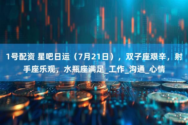 1号配资 星吧日运（7月21日），双子座艰辛，射手座乐观，水瓶座满足_工作_沟通_心情